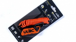 Велосипедный замок Ulac Piccadilly Carabiner Cable Combo Lock Red