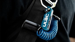 Велосипедный замок Ulac Piccadilly Carabiner Cable Combo Lock Red