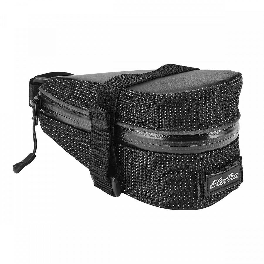 Сумка для велосипеда Electra Reflective Charcoal Saddle Bag