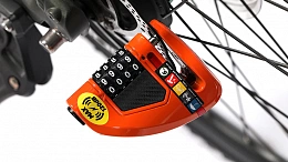 Велосипедный замок Ulac Air Alarm Combo Disc Lock Sky