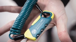 Велосипедный замок Ulac Piccadilly Evo Teal