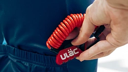 Велосипедный замок Ulac Piccadilly Carabiner Cable Combo Lock Red