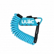 Велосипедный замок Ulac Piccadilly Carabiner Cable Combo Lock Sky Blue